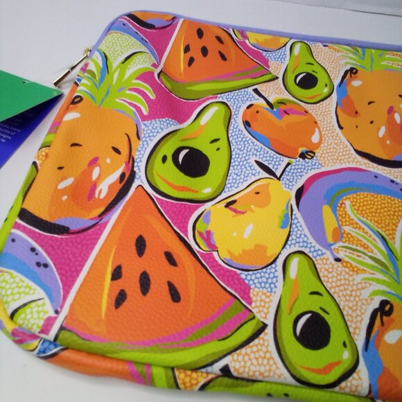 Tabitha Brown Target 15” Tech Sleeve Laptop Tablet Colorful Fruit Print NEW - Picture 3 of 14